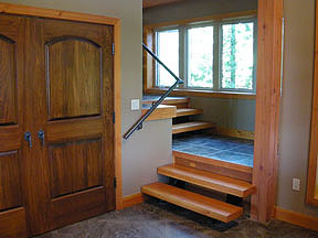 Samuelson Timberframe Design - timber stairs