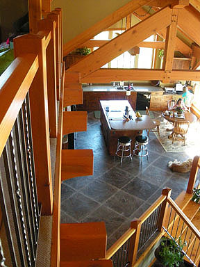 Samuelson Timberframe Design - timberframe interiors