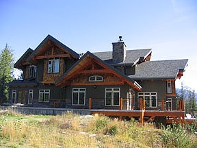 Samuelson Timberframe Design - Revelstoke Timberframe Craftsman Style Home Design