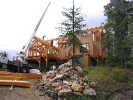 Samuelson Timberframe Design - modern design timberframe architecture