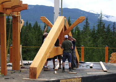 Samuelson Timberframe Design - timber trusses
