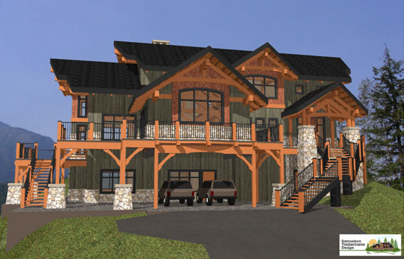Samuelson Timberframe Design - Revelstoke Timberframe