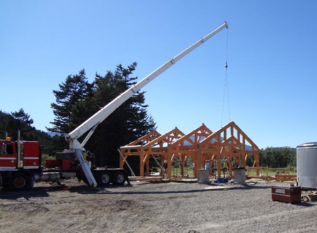 Samuelson Timberframe Design - Calgary Ranch Style Timber Frame Homes