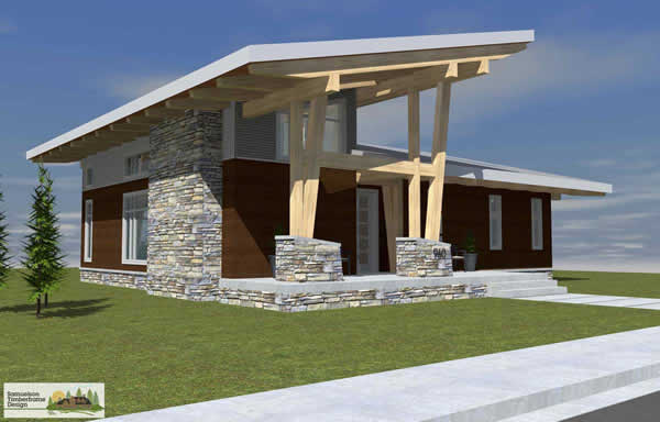 Samuelson Timberframe Design - tiny house small house DIRTT Residential/Timber Frame Group