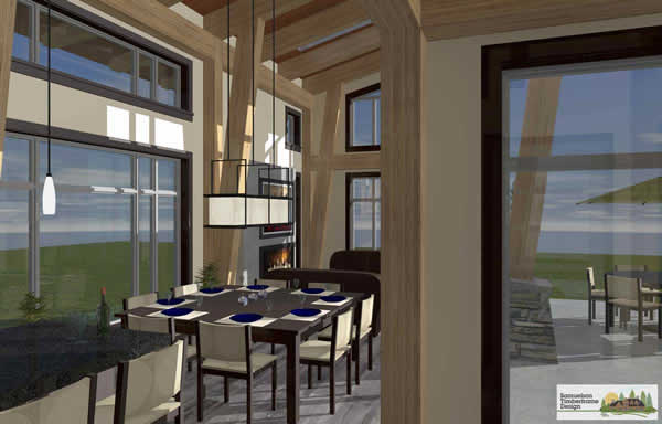 Samuelson Timberframe Design - tiny house small house DIRTT Residential/Timber Frame Group