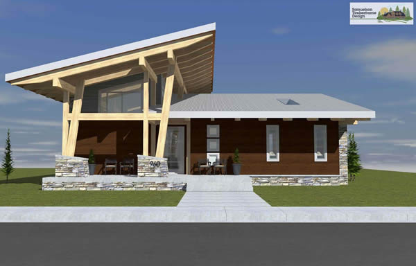 Samuelson Timberframe Design - tiny house small house DIRTT Residential/Timber Frame Group