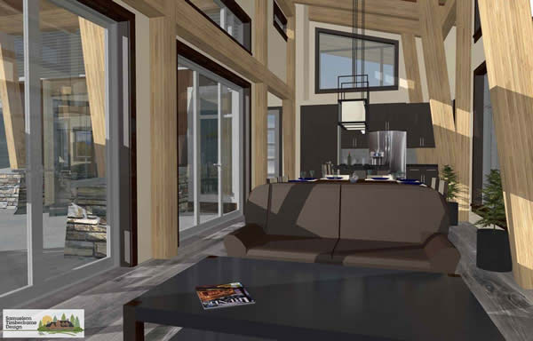 Samuelson Timberframe Design - tiny house small house DIRTT Residential/Timber Frame Group