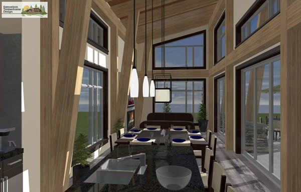 Samuelson Timberframe Design - tiny house small house DIRTT Residential/Timber Frame Group