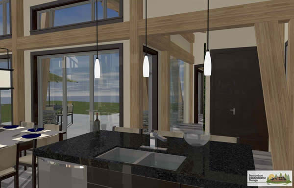 Samuelson Timberframe Design - tiny house small house DIRTT Residential/Timber Frame Group