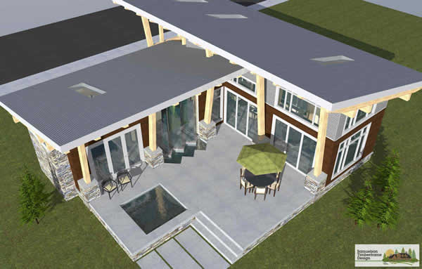 Samuelson Timberframe Design - tiny house small house DIRTT Residential/Timber Frame Group