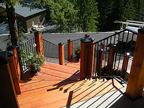 Samuelson Timberframe Design - custom timber stair design