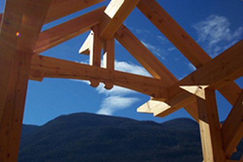Samuelson Timberframe Design - Timberframe Dormer