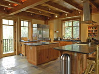 Samuelson Timberframe Design - timberframe kitchen