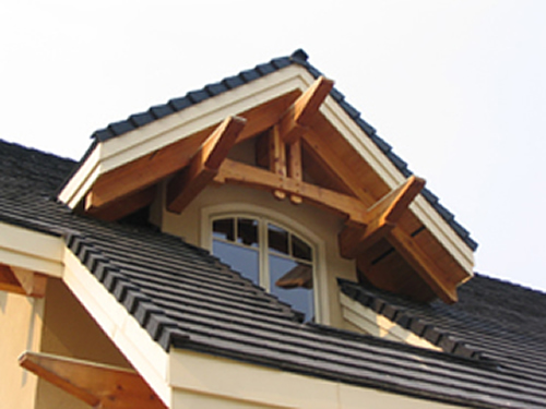 Samuelson Timberframe Design - Timberframe Dormer