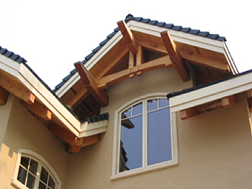 Samuelson Timberframe Design - Timberframe Dormer Detail