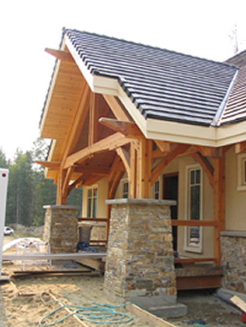 Samuelson Timberframe Design - Front Entry Architecture
