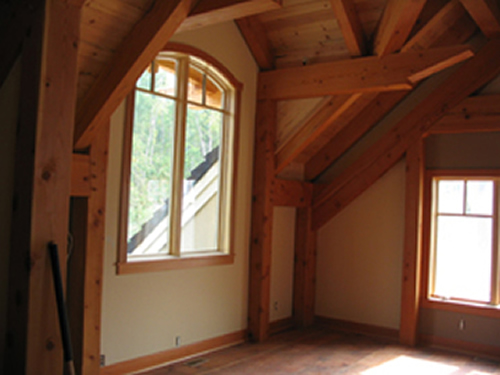 Samuelson Timberframe Design - Timberframe Interior