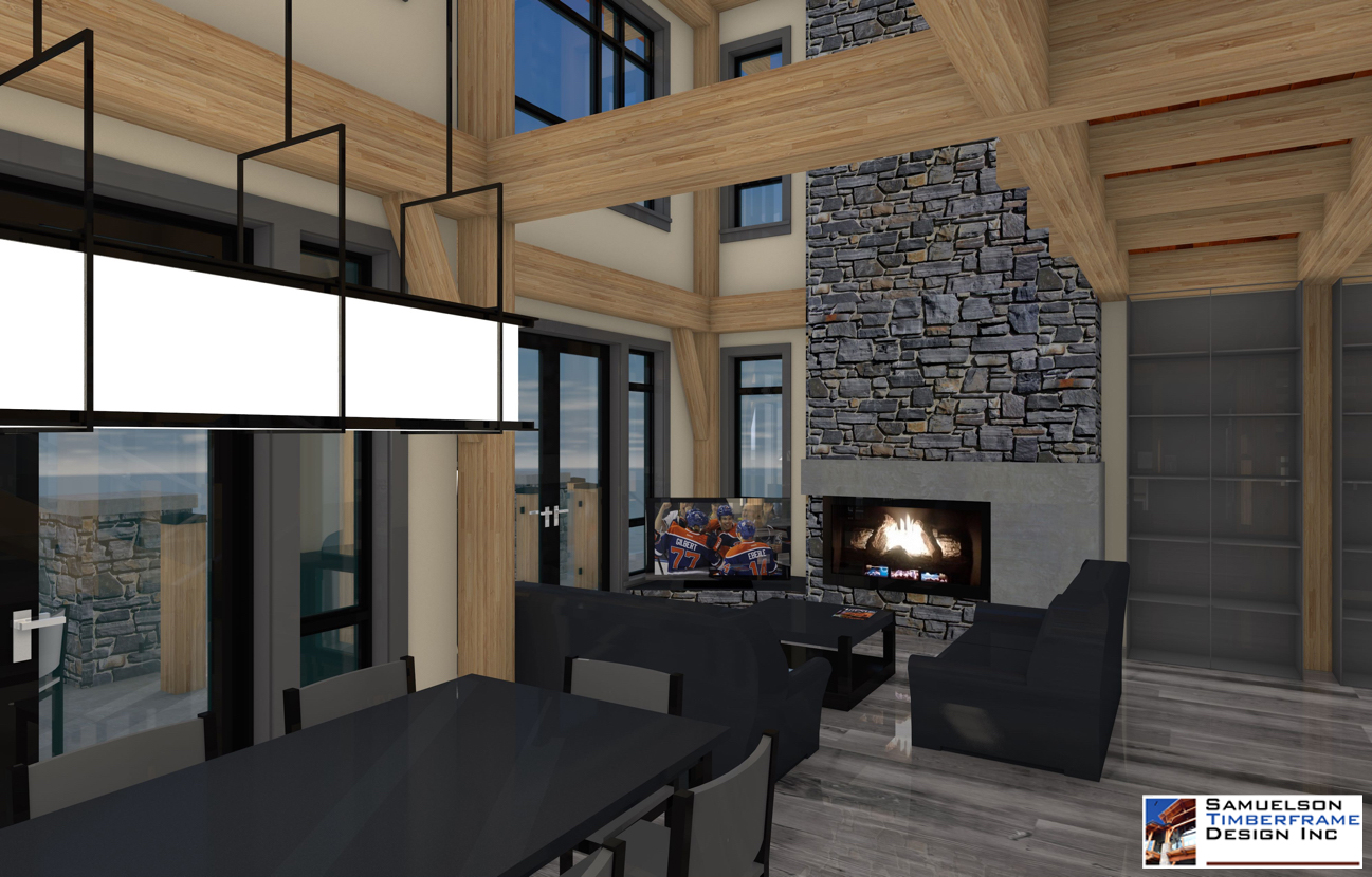 Samuelson Timberframe Design Inc - West Coast Contemporary style architecture