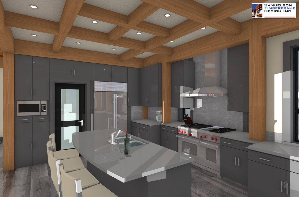 Samuelson Timberframe Design Inc - West Coast Contemporary style architecture