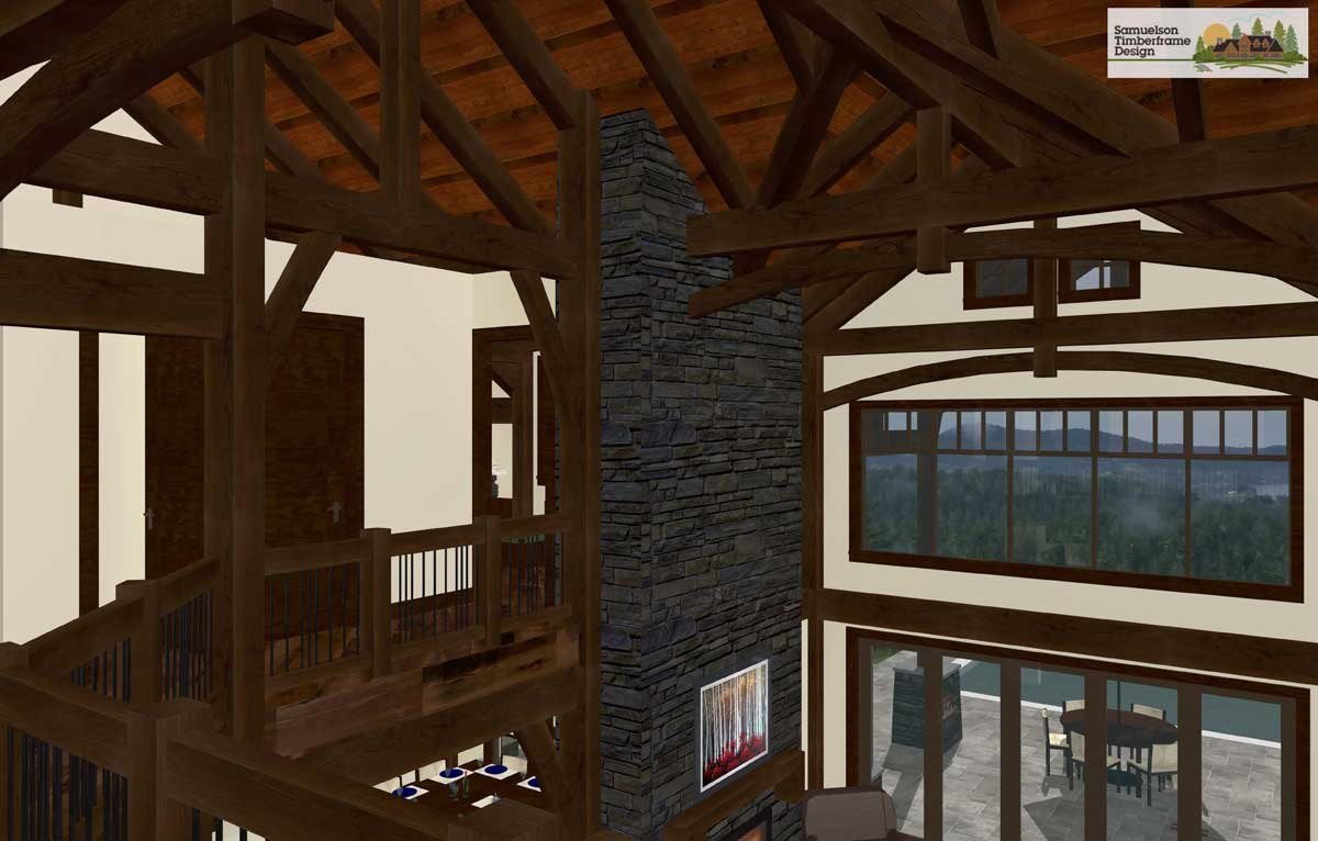 Samuelson Timberframe Design - Metchosin Vancouver Island Craftsman Timberframe