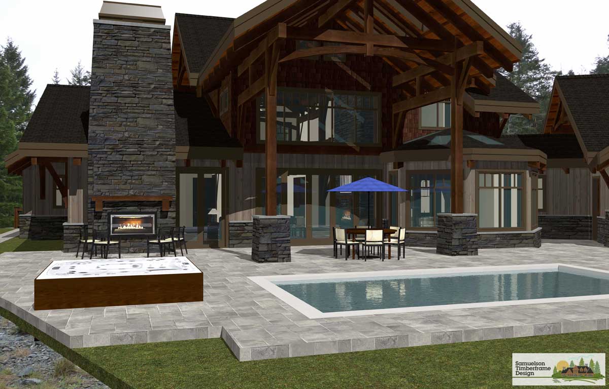 Samuelson Timberframe Design - Metchosin Vancouver Island Craftsman Timberframe