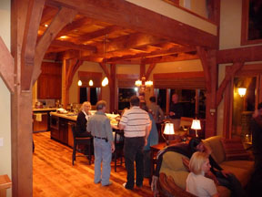 Samuelson Timberframe Design Inc. - timber frame interiors