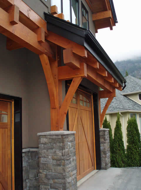 Samuelson Timberframe Design Inc. - Castlegar Timber Frame craftsman style