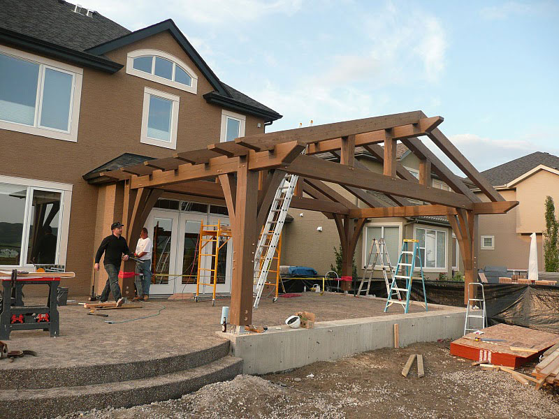 Outdoor Living Room timber frame