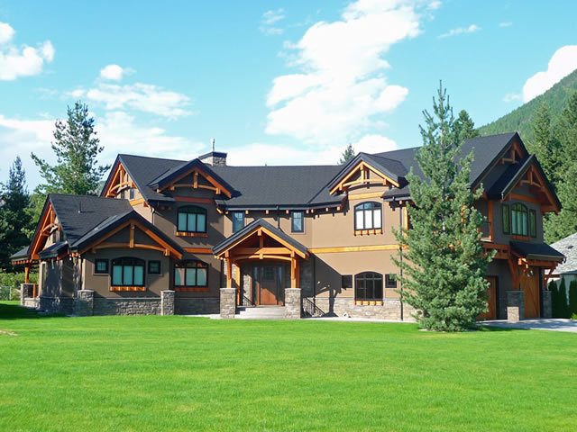 Samuelson Timberframe Design Inc. - Castlegar Timber Frame craftsman style