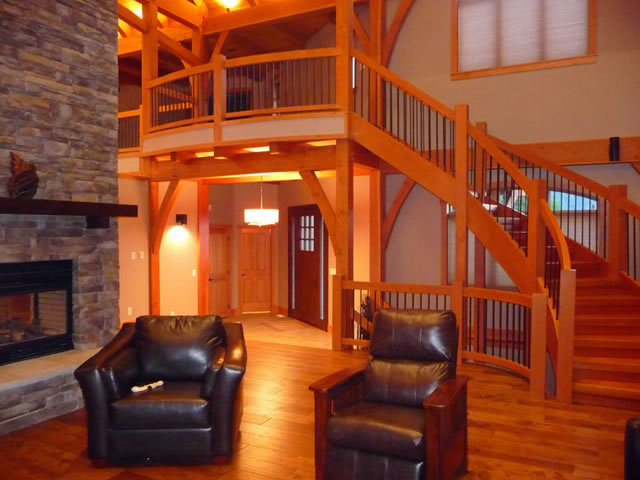 Samuelson Timberframe Design - Craftsman timber frame