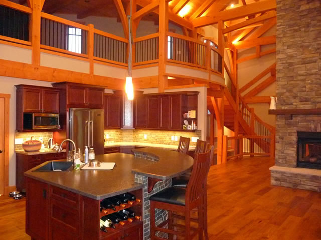 Samuelson Timberframe Design - Craftsman timber frame