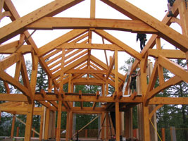 Samuelson Timberframe Design - timber frame design