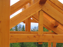 Samuelson Timberframe Design - heavy timbers