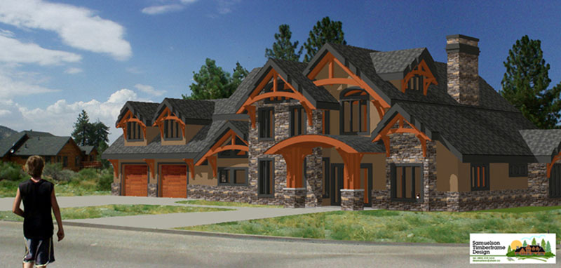 arts & crafts timber frame for California