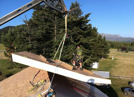 Samuelson Timberframe Design - Calgary Ranch Style Timber Frame Homes