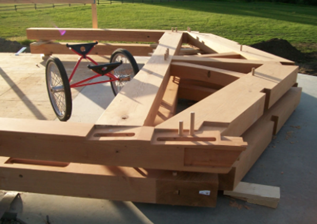 Samuelson Timberframe Design - Calgary Ranch Style Timber Frame Homes