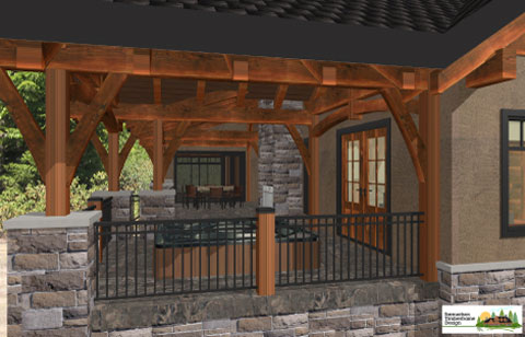 Samuelson Timberframe Design - outdoor living areas