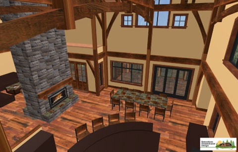 Samuelson Timberframe Design - perspective views