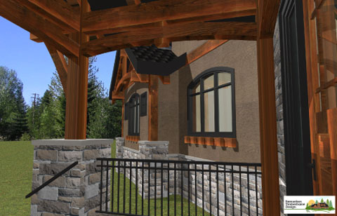 Samuelson Timberframe Design - entrances