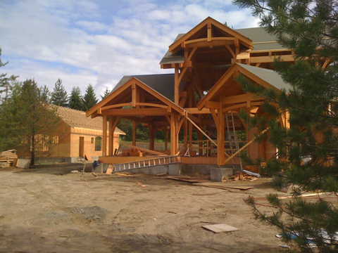 Samuelson Timberframe Design - Craftsman timber frame