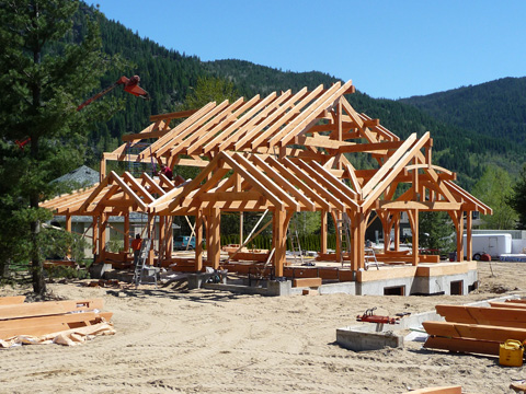 Samuelson Timberframe Design - Craftsman timber frame Castlegar BC