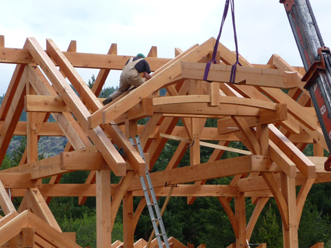 Samuelson Timberframe Design - Tower Ridge, Castlegar BC