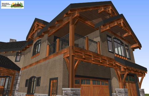 Samuelson Timberframe Design - timberframe design