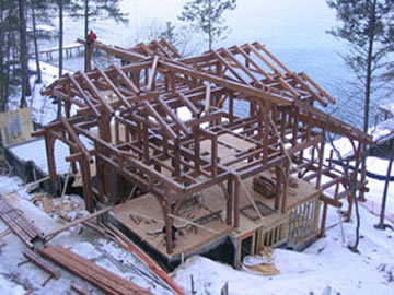 Samuelson Timberframe Design - Vernon British Columbia Timberframe